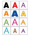 See the Letter A | Letter Matching