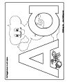 See the Letter A | Coloring Page
